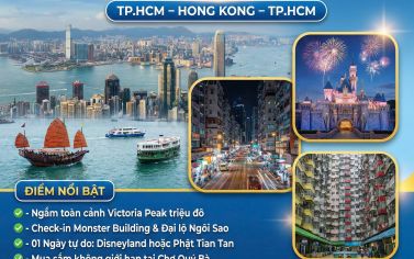 HONGKONG - FREEDAY (4 NGÀY 3 ĐÊM)