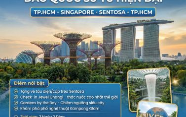 TOUR SINGAPORE 3 NGÀY 2 ĐÊM