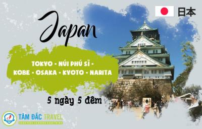 TOUR DU LỊCH NHẬT BẢN 5 NGÀY 5 ĐÊM CHẤT LƯỢNG GIÁ RẺ