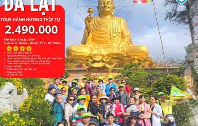 Tour Du Lịch Hành Hương Thập Đại Tự - Đà Lạt - 3N2Đ